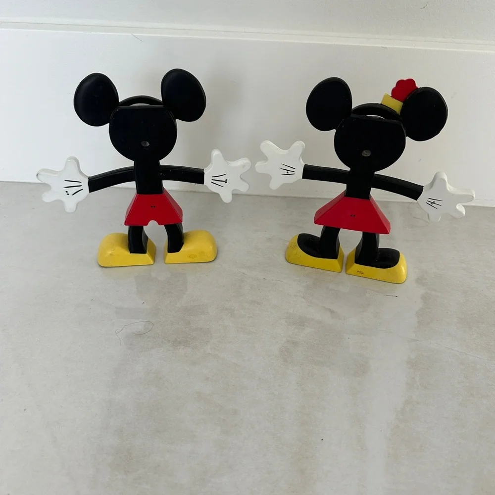 Vintage Mickey & Minnie Mouse Disney Photo Frame Figures Perfect 4 Disney Lovers